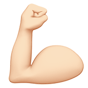Emoji brazo fuerte
